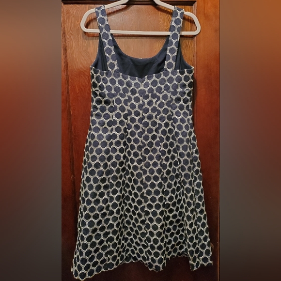 Jones New York White and Black Polka Dot Cocktail - Picture 3 of 7